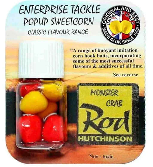 Штучна кукурудза Enterprise Tackle Pop-Up Rod Hutchinson Monster Crab Yellow & Red