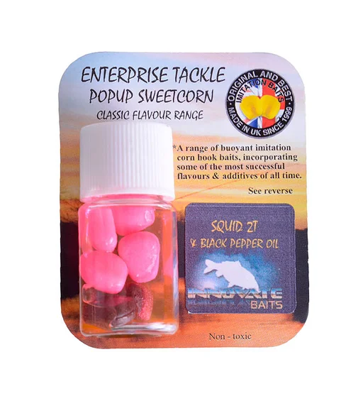 Штучна кукурудза Enterprise Tackle Pop-Up Innovate Baits Squid 2T& Black Pepper Pink