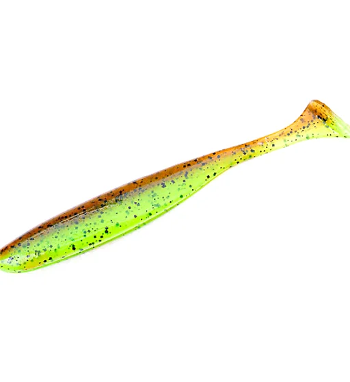 Силикон Keitech Easy Shiner 5" #401 Green Pumpkin Chartreuse