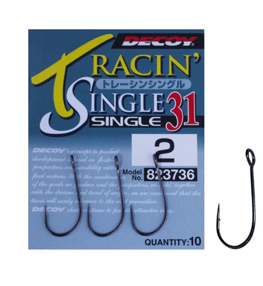 Крючок Decoy Single 31 #2 10pcs