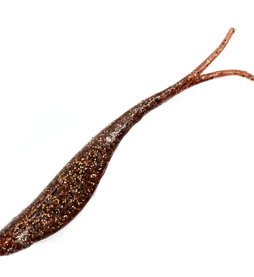 Плавающий силикон ZMAN Scented Jerk Shadz 5" 5pc #Rootbeer Gold