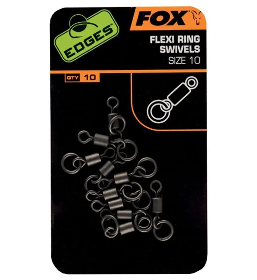 Вертлюжки Fox Edges Flexi Ring Swivel #10 10pcs
