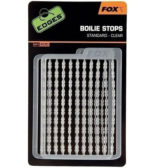 Стопор для бойлів Fox Edges Boilie Stops Standard 200pcs #Clear