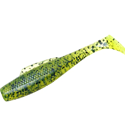 Плаваючий силікон ZMAN Minnowz 3" 6pc #Watermelon/Chartreuse Tail