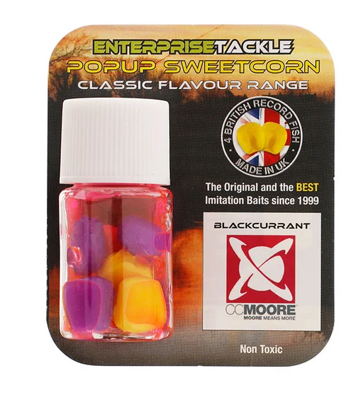 Искусственная кукуруза Enterprise Tackle Pop-Up CC Moore Blackcurrant-Corn Yellow/purple 8pc