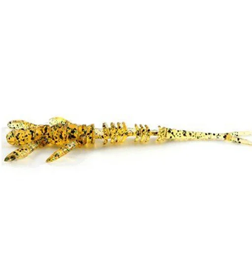 Силикон FishUp Flit 2" 9pc #036 Caramel/Green & Black