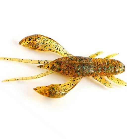 Силiкон FishUp Real Craw 2" 7pc #036 Caramel/Green & Black