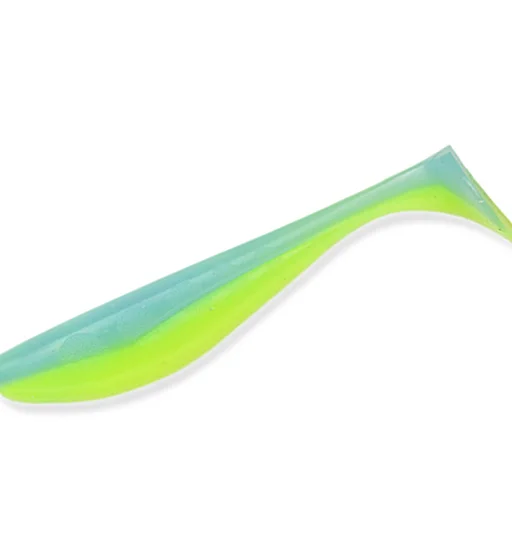Силікон FishUp Wizzle Shad 3" 8pc #206 Sky/Chartreuse