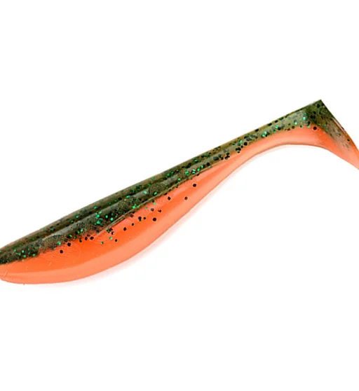 Силікон FishUp Wizzle Shad 3" 8pc #205 Watermelon/Orange