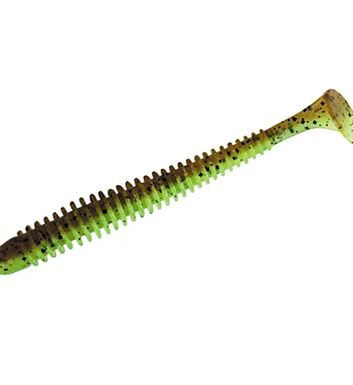 Силікон Keitech Swing Impact 2" #401 Green Pumpkin Chartreuse