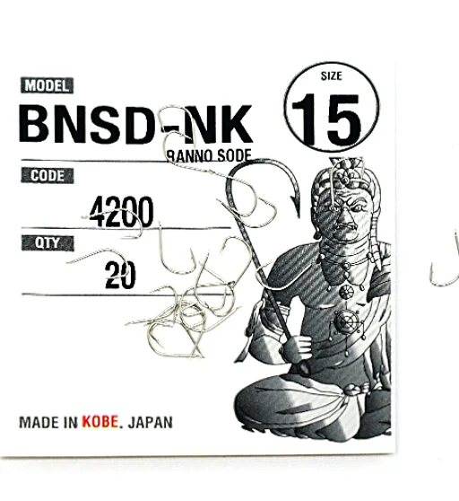 Крючки Fudo Banno Sode Nickel 15 (20 шт.)