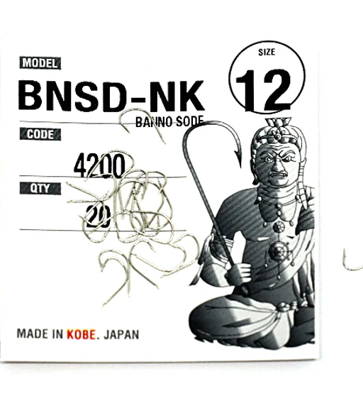 Гачки Fudo Banno Sode Nickel 12 (20 шт.)