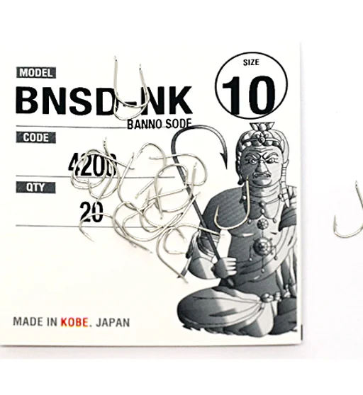 Гачки Fudo Banno Sode Nickel 10 (20 шт.)