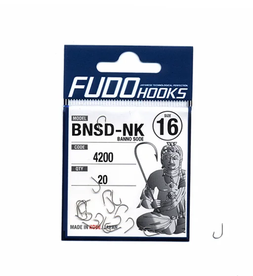 Гачки Fudo Banno Sode Nickel 16 (20 шт.)