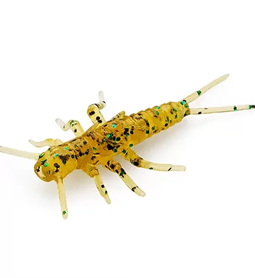 Силікон FishUp Stonefly 0.75" 12pc #036 Caramel/Green & Black