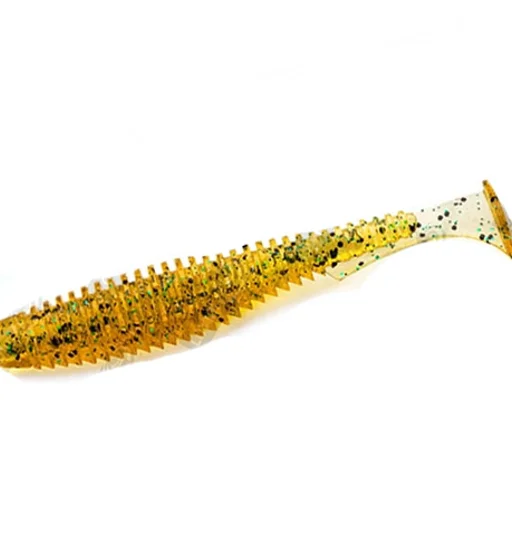 Силікон FishUp U-Shad 2" 10pc #036 Caramel/Green & Black