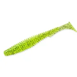 Силікон FishUp U-Shad 2" 10pc #055 Chartreuse/Black фото 1
