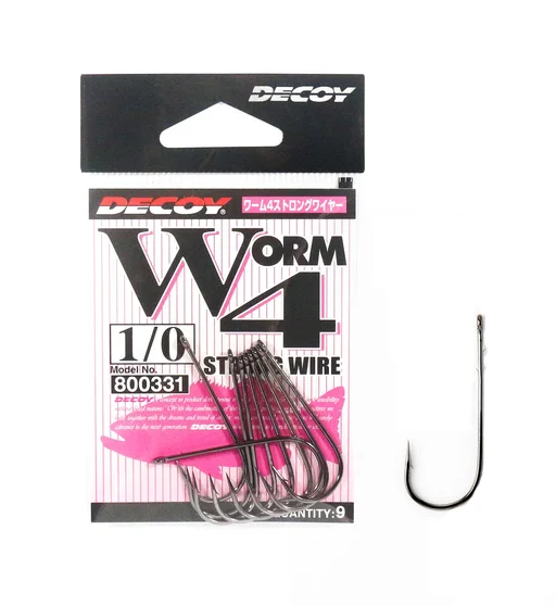 Гачок Decoy Worm 4 Strong Wire #1/0 9pcs