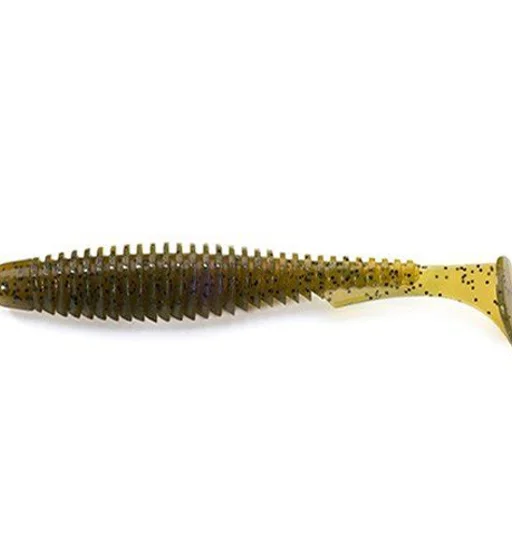 Силікон FishUp U-Shad 3" 9pc #074 Green Pumpkin Seed