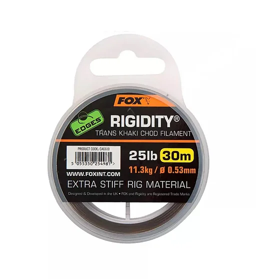 Повідцевий матеріал Fox Edges Rigidity 25lb 30m