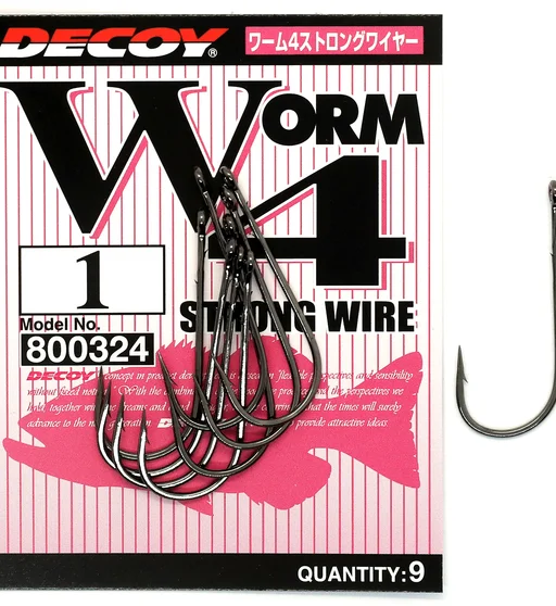 Гачок Decoy Worm 4 Strong Wire #1 9pcs