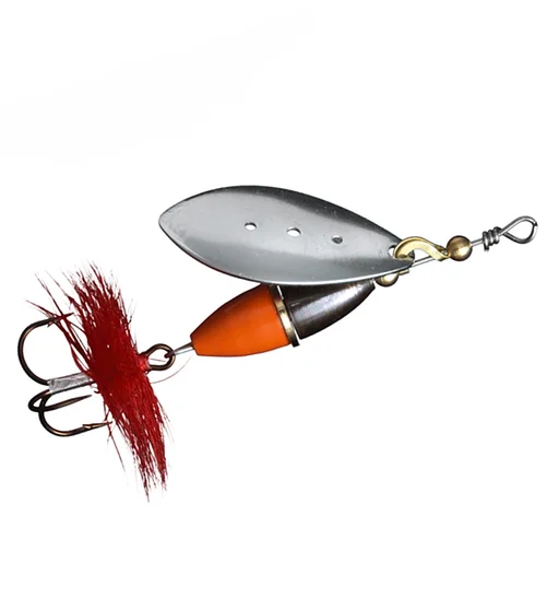 Блесна Myran Wipp 5g Silver #Orange/Black