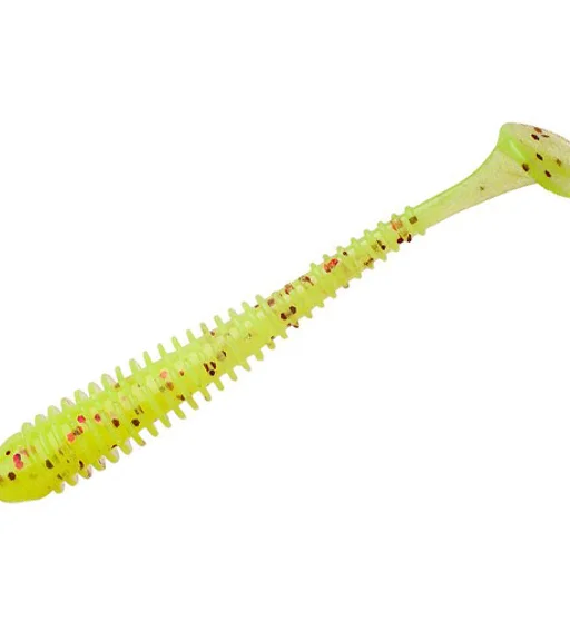 Силікон Keitech Swing Impact 2.5" pal#01 Chartreuse Red Flake