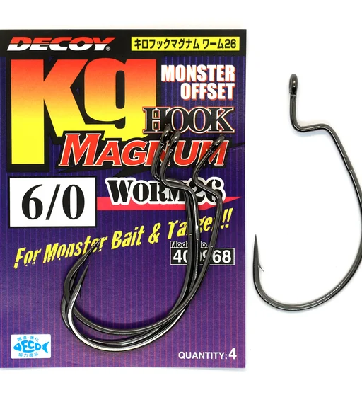 Гачок офсетний Decoy Worm 26 KG Magnum Hook #6/0 4pcs