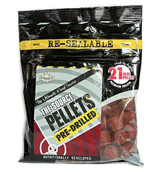 Пелетс Dynamite Baits Source Pre-Drilled 21mm 350g