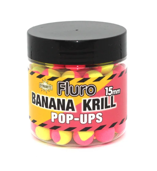 Бойли Dynamite Baits Pop-Up Two-Tone Krill and Banana 15mm