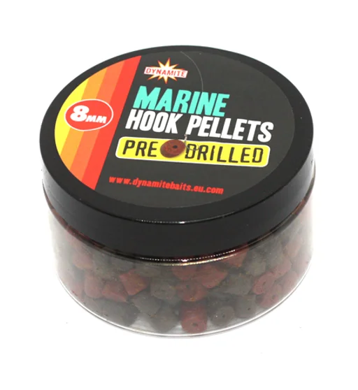 Пелетс Dynamite Baits Pre-Drilled Marine Halibut 8mm