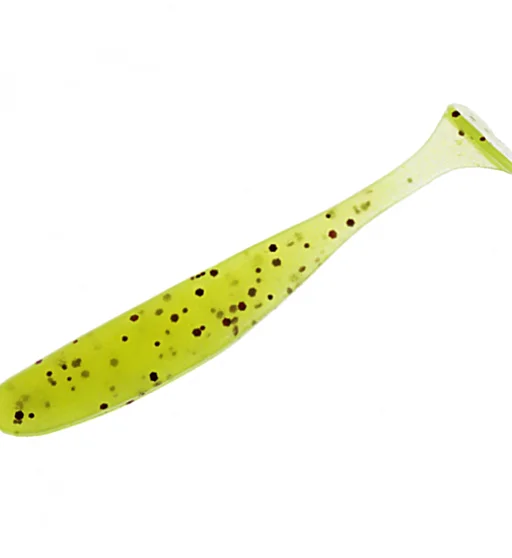 Силикон Keitech Easy Shiner 4" pal#01 Chartreuse Red Flake