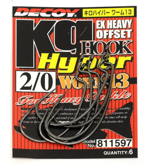 Гачок офсетний Decoy Worm13 Kg Hyper #2/0 6pcs