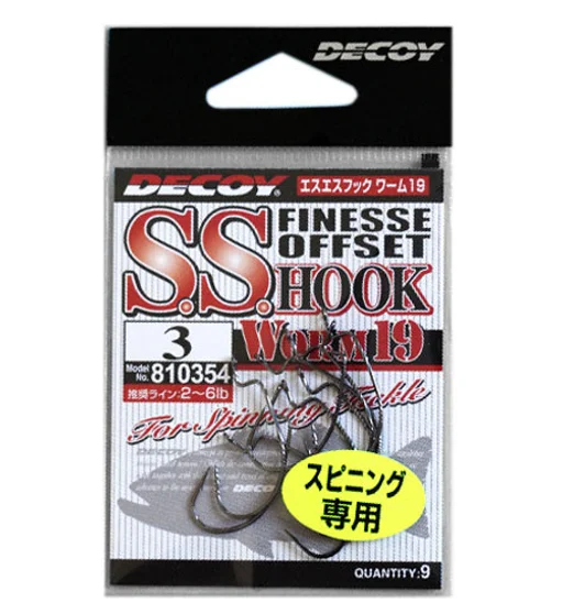 Гачок офсетний Decoy Worm 19 S.S. Hook #3 9pcs