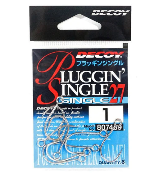 Гачок Decoy Pluggin Single27 #1 8pcs