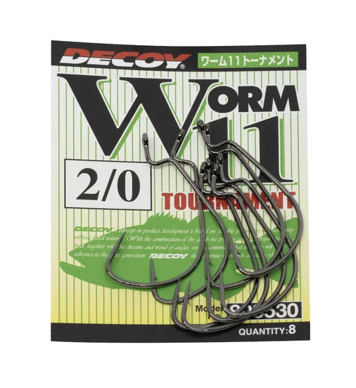 Гачок офсетний Decoy Worm 11 Tournament Hook #2/0 8pcs