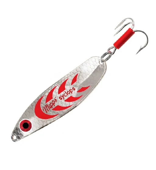 Блесна колеблющаяся Mepps Syclops №2 argent rouge 17g