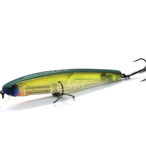 Воблер Jackall Smash Minnow 100SP 100mm 16.6g Green Squash