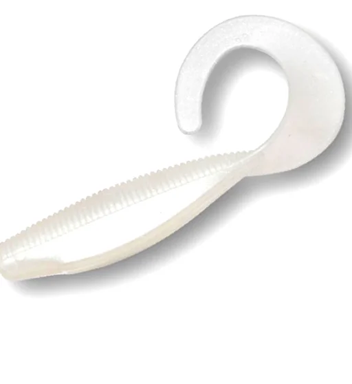 Плавающий силикон ZMAN Streakz Curly Tailz 4" 5pc #Pearl