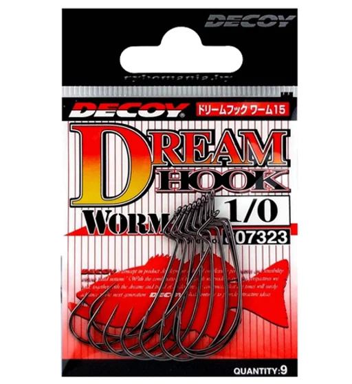 Гачок офсетний Decoy Dream Hook Worm 15 #1/0 9pcs
