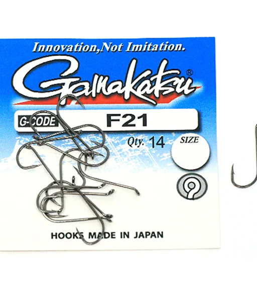 Крючки Gamakatsu F21 N/L Black №4 13pc