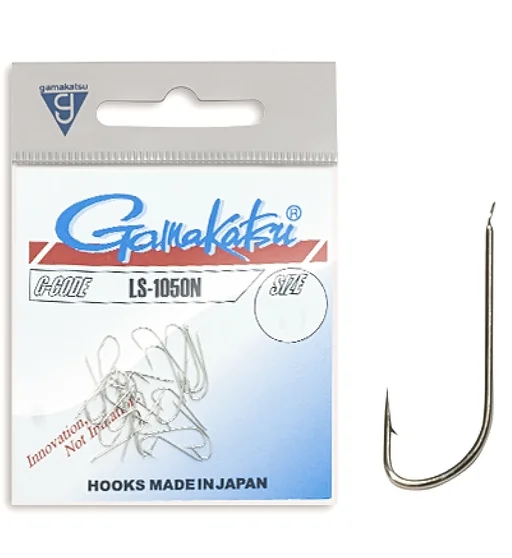 Гачки одинарні Gamakatsu VH LS-1050N Nickel №16 15pc