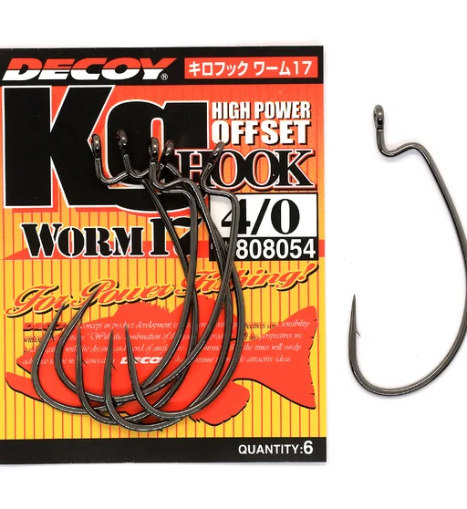 Гачок офсетний Decoy Worm 17 KG Hook #4/0 6pc
