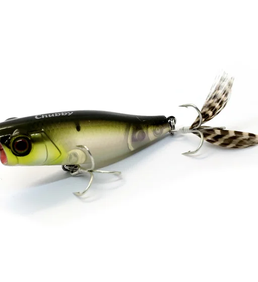 Воблер Jackall Chubby Popper 42F 42mm 3.3g #Ghost Wakasagi