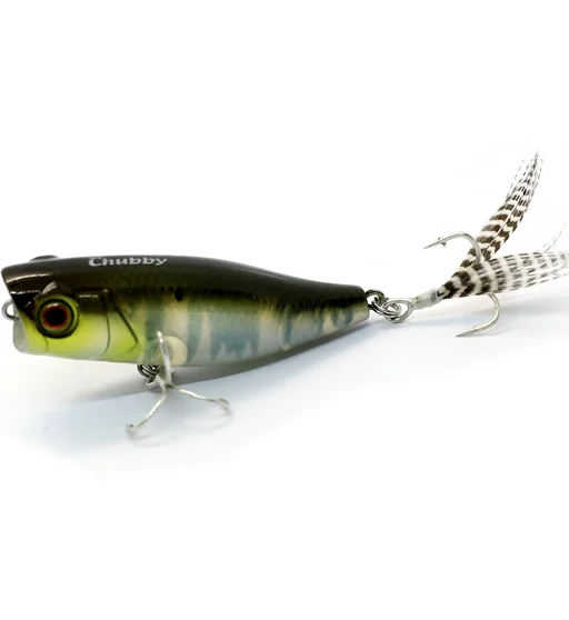 Воблер Jackall Chubby Popper 42F 42mm 3.3g #Ghost Oikawa
