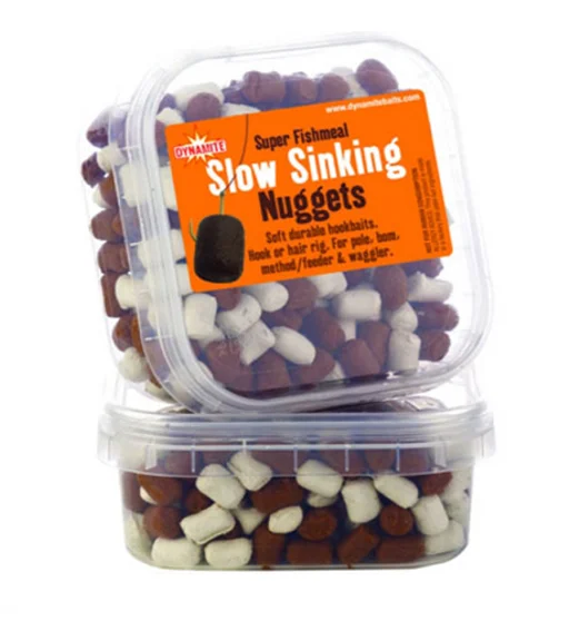 Нагетс Dynamite Baits Pop-Ups super fismeal slow sinking nuggets White & Brown