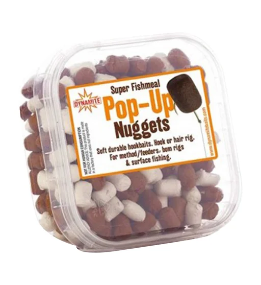 Прикормка Dynamite Baits Fishmeal Pop-Up Pellets x 8 pots White & Brown