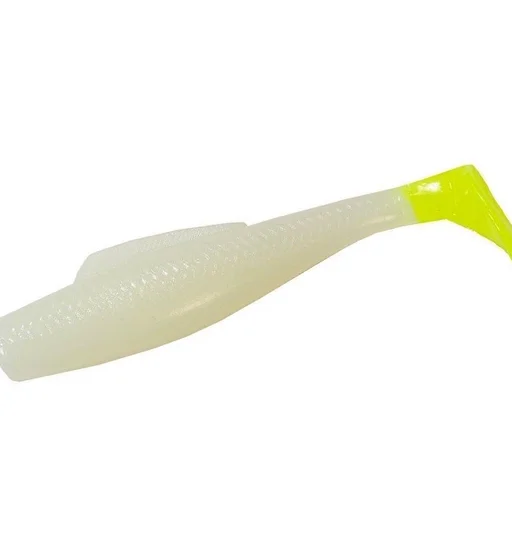 Плаваючий силікон ZMAN Minnowz 3" 6pc #Glow/Chartreuse Tail