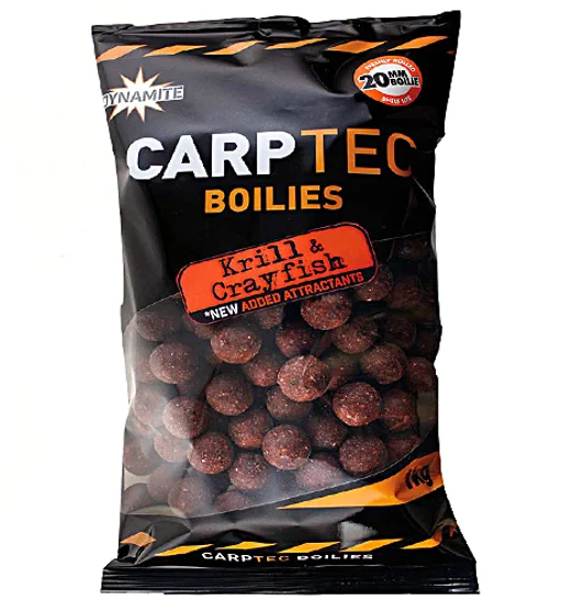 Бойлы Dynamite Baits Krill & Crayfish Carp-Tec 20mm 900g