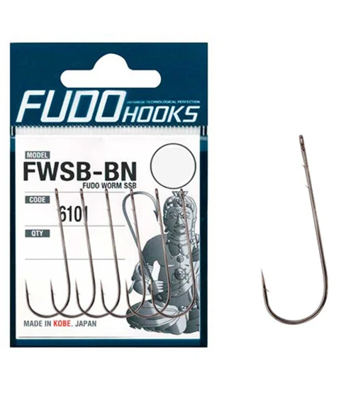 Гачки Fudo Worm SSB Black 10 (10 шт.)